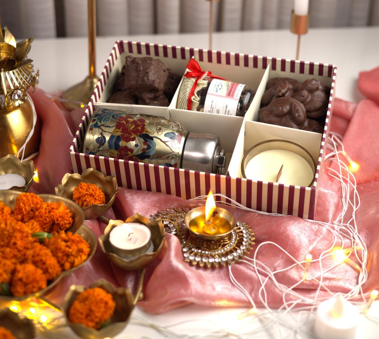 The Burgundy Affair — original Dwija Diwali hamper